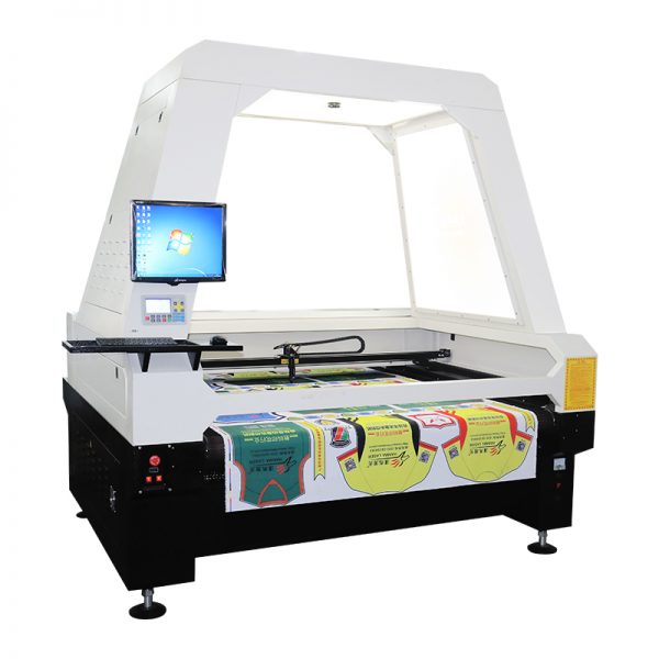 Fabric laser burning machine