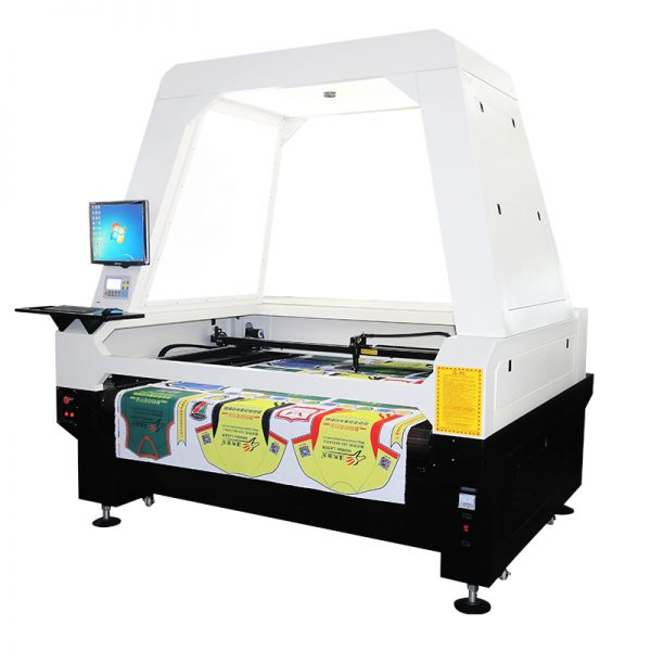 Fabric laser burning machine